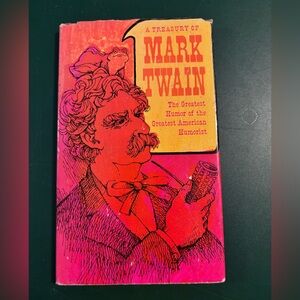 A Treasury of Mark Twain Book great humor American story library read vintage